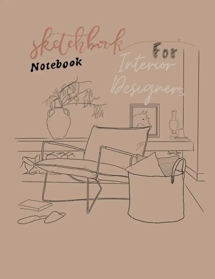 sketchbook notebook for interior designers: The Designer’s Organizer Book/size :8.5"X11" 120 pages sketchbook -notebook for designers Perfect For A Gift architect artist