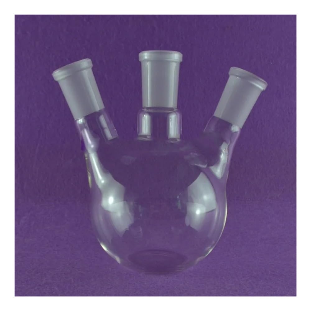 Pallone da laboratorio in vetro 500 ml con fondo a 3 colli 24/40 Attrezzature da laboratorio