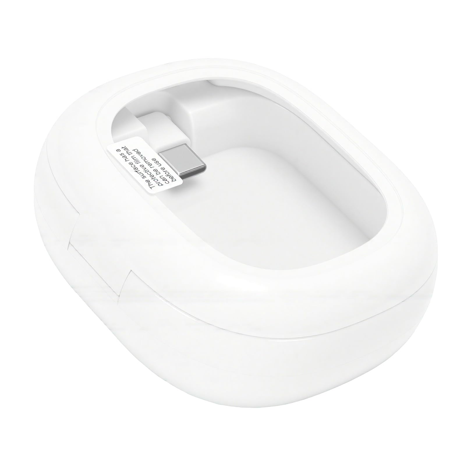 Wakects Custodia di Ricarica Adatta per Ring 3, Custodia Caricabatterie Smart Ring in ABS con Batteria da 2000 MAh, Finestra LED, Protezione Multipla, Stazione di Ricarica da Viaggio per Utenti Gen