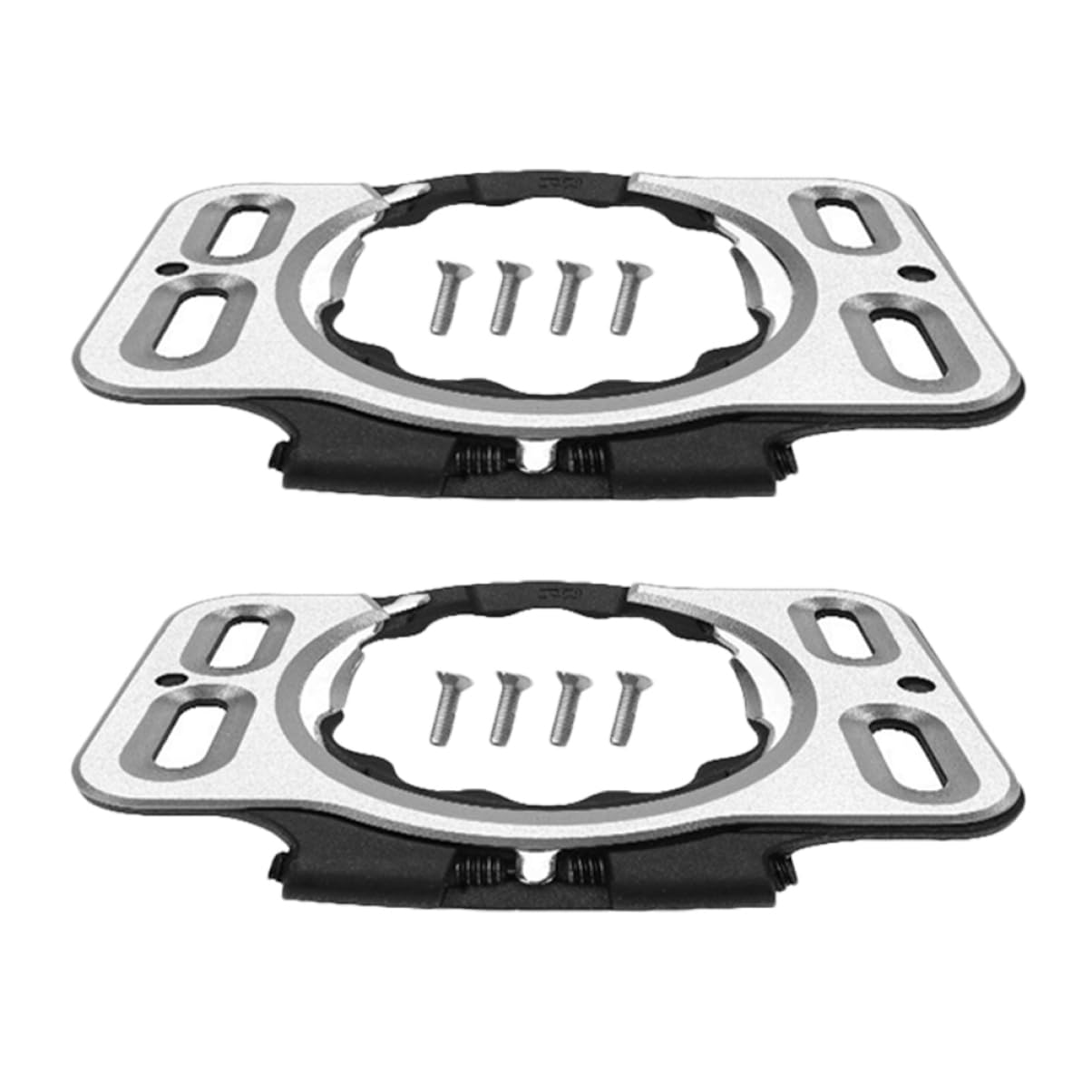 2pezzi Tacchetti Per Bici Da Strada Copripedali Da Ciclismo Adattatore Per Tacchette Sgancio Rapido Accessori Per Pedali Bicicletta Convertitore Per Tacche Piastra Per Scarpe Cicli