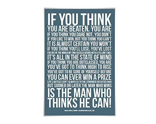Amazon Com Man Who Thinks He Can Art Print 60 Colours 2 Sizes Walter Wintle Motivational Graduation The Victor Handmade Products Amazon Com Man Who Thinks He Can Art Print 60 Colours 2 Sizes Walter Wintle Motivational Graduation The Victor Handmade Products