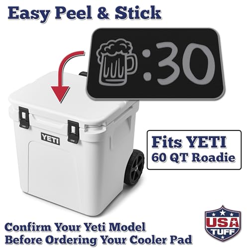 Image of USATuff SeaDek EVA Mat Cooler Pad fits YETI | Peel & Stick Application | Non Slip Comfort Accessories
