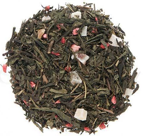 Denise's Fine Tea, USDA Organic, Long Island Strawberry, Flavored Green