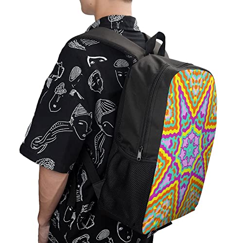 Sac à dos imprimé 3D avec multi-poches pour adolescents actifs - 4