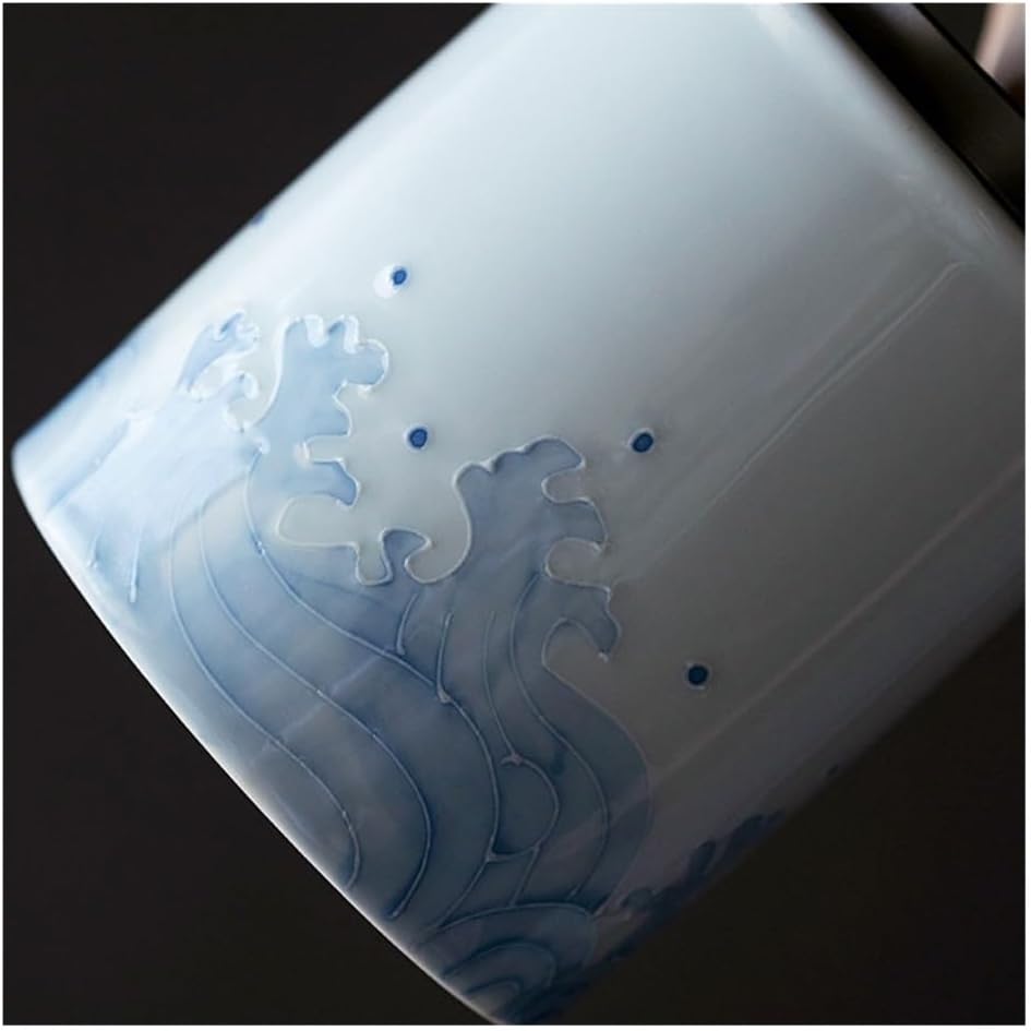 Tea Container Personalized Wave Pattern Tea Canister Home Storage Empty Canisters Warehouse Ceramic Sealing Jar
