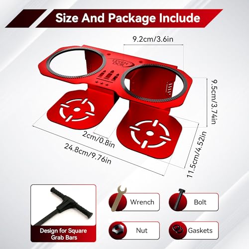 Portavasos para Polaris RZR compatible 18-40oz metal miniatura 4