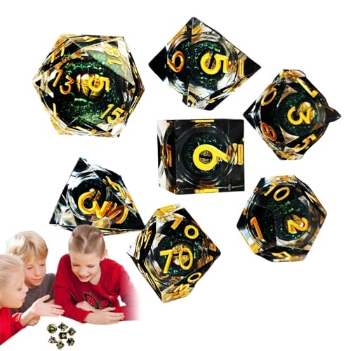 Dados poliédricos para juegos de rol que ahorran espacio en tu mesa de juego doméstica