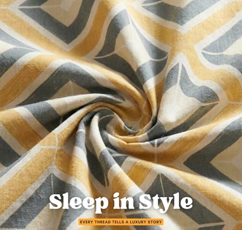 Image of VAS COLLECTIONS Double Bed 160 TC Cloud Cotton Fitted Bedsheet (78x72+10 Inches) | Elastic Deep Pocket Cotton Bed Sheet | Soft, Breathable Bedding for Home & Hotel (Golden Ash)