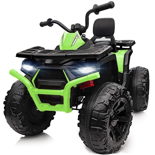 Hikiddo Kids ATV 4 Wheeler, 24V Ride On Toys Car for Big...