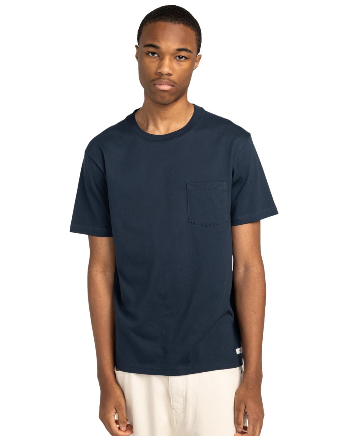 Element Icon - Short Sleeves Pocket T-Shirt - Men - Blue.