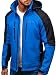 BOLF Hombre Softshell Chaqueta con Capucha Funciones Chaqueta Impermeable Cortaviento Transpirable Freestep...