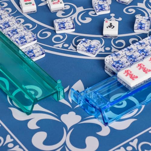 Set de Mahjong Americano con 166 fichas acrílicas miniatura 5