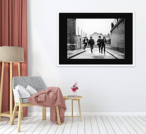 Affiche The Beatles – Affiche The Beatles – A Hard Day’s Night – Cadre Bois Avec PassePartout | A2 (59.4×41.9cm), Black… - Les Beatles, Paul McCartney, John Lennon, RIngo Starr, George Harrison Affiche The Beatles - Affiche The Beatles - A Hard Day's Night - Cadre Bois Avec PassePartout | A2 (59.4x41.9cm), Black… – Image 5
