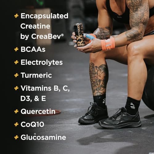 Image of FITAID RX Recovery Blend Plus Creatine, Contains BCAAs, Glucosamine, Turmeric, B-Complex, Electrolytes, 12 Fl Oz (Pack of 12)