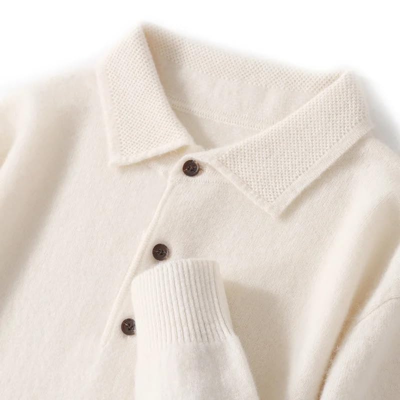 Men's Thickened Sweater Men's Solid Color Knitted Sweater Slim Fit Pullover Loose Fit Long Sleeve Pullover3