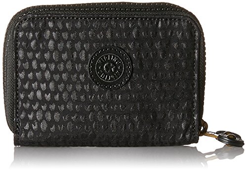 Preisvergleich Produktbild Kipling Damen ABRA Geldbörse, Schwarz (Black Scarlet EMB), 12.5x9x3 cm