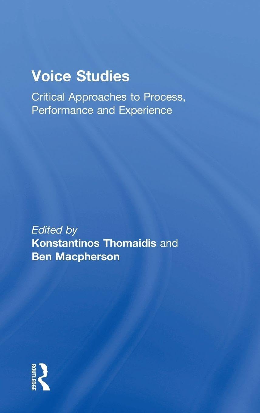 Voice Studies pour décoder la performance vocale et le processus critique du chant