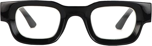 Gafas de lectura cuadradas gruesas para hombres y mujeres, rectángulos, retro, modernos, lentes de lectura
