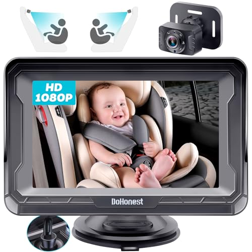 DoHonest Baby Car Camera 1080P HD: Rearview Baby Car Monitor with...