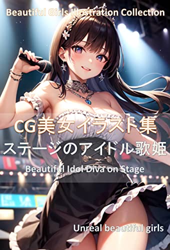 Beautiful Girls Illustration Collection Beautiful Idol Diva on Stage (Japanese Edition)