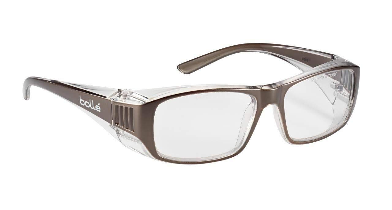 X 10 Bolle B808 sur Ordonnance Sécurité Lunettes Verre Transparent