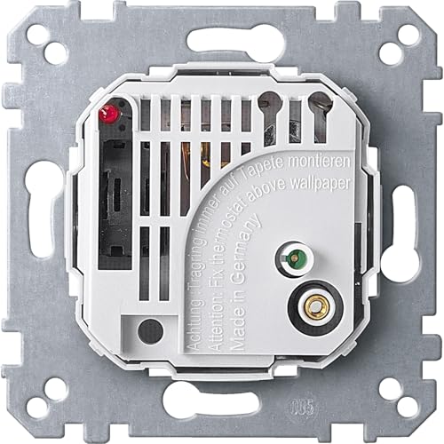 Schneider Electric Merten Raumtemperaturregler-Einsatz mit Schalter, Unterputz, für Heizung, AC 230V, Artikelnummer 536302