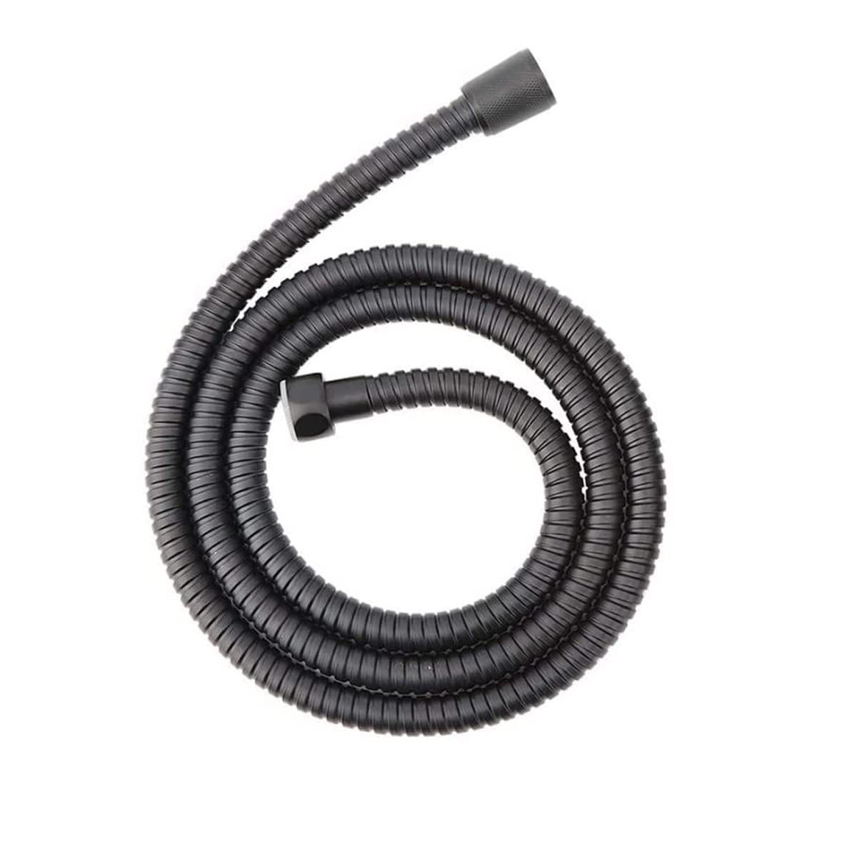 Nes Home Black Bathroom 1.5M Stainless Steel Flexible Shower Bidet Hose