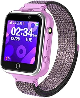 Kinder Smartwatch Telefon, Kind Uhr mit Zwei Wege Gespräch SOS MP3 Spiel Video Wiedergab Kameras Rekorder Wecker Schrittzähler Taschenrechner Taschenlampe Sportuhr für Jungen Mädche Geschenke