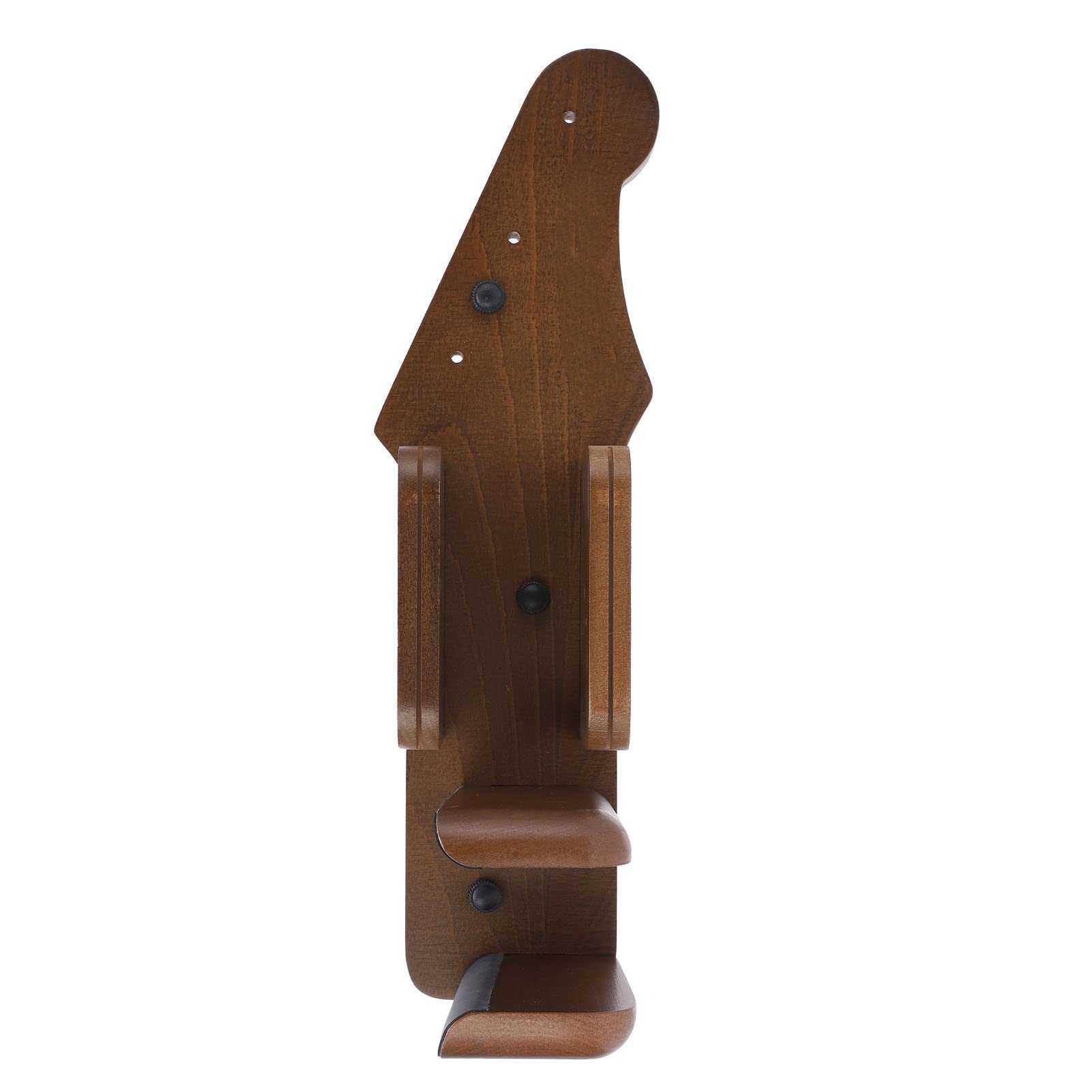 Soporte de Pared para Guitarra, Soporte Rústico Multifuncional de Madera Maciza para Guitarra, Forma Clásica de Cabezal, Vitrinas para bajo Eléctrico Acústico, Ukelele Mandolina