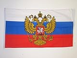 AZ FLAG Russia with Eagle Flag 2' x 3' - Russian Coat of arms Flags 60 x 90 cm - Banner 2x3 ft