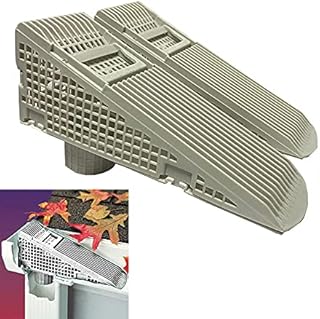 The Gutter Guard - Wedge Eliminates Downspout Pipe Clogs From Leaves and Debris - 2-Pack
