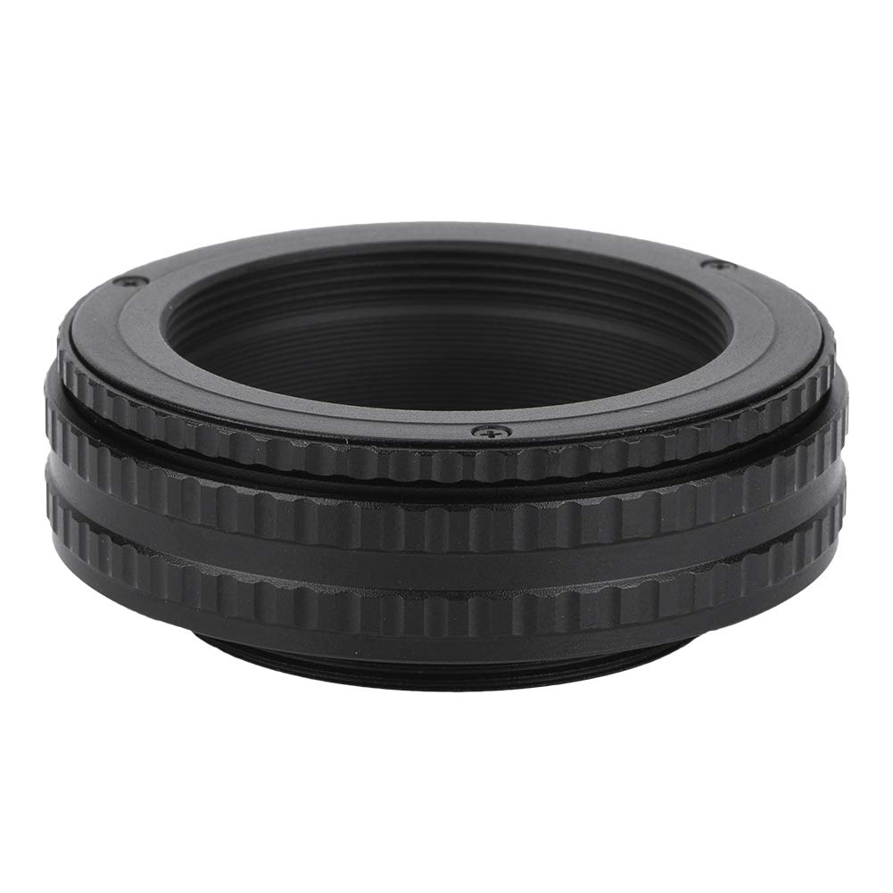 CHICIRIS Adattatore Elicoidale di Messa a Fuoco M42, Tubo Macro Regolabile 17-31 Mm per la Messa a Fuoco Dell'obiettivo, con Attacco M42 Standard, Robusta Lega di Alluminio
