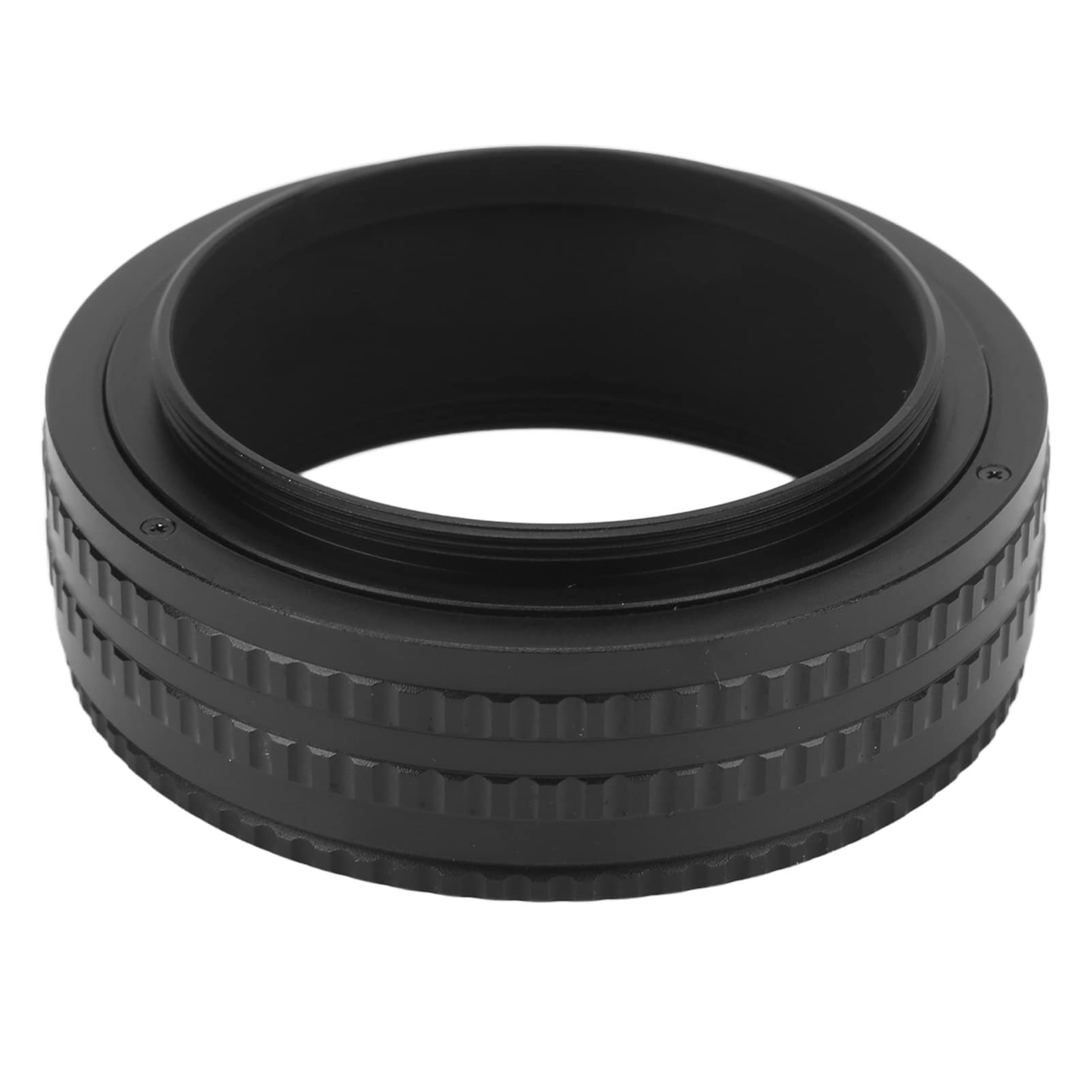 Akozon Adaptador Helicoidal Macro M65 a M65 - Tubo de Enfoque Ajustable para Lente de Cámara, Aleación de Aluminio con Tratamiento Mate