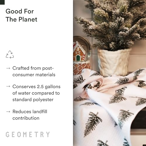 GEOMETRY Christmas Kitchen Towels - Quick Dry Microfiber Cloth Dish Towels for Kitchen Drying - Premium Quick Dry Towel (Wrapped Up, 1 Pack) - image 3