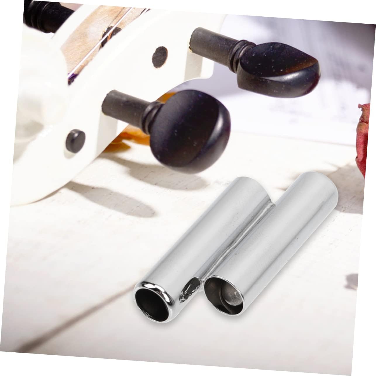 ibasenice 2sets Metal Tuner Professional Violin Erhu Adjuster Blow Metal Tuner for Accurate Pitch