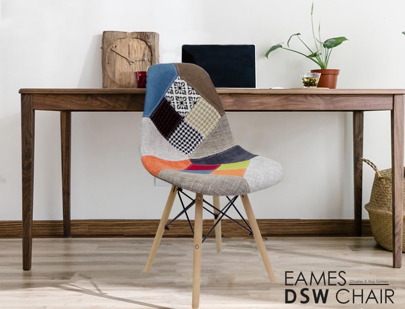 Amazon｜【WNJAPAN】イームズ チェアパッチワーク DSW Eames