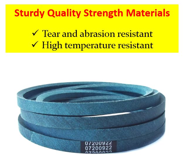 OYSTERBOY 07200922 Drive V-Belt Replacement Compatible with Ariens Ikon 60 Gravely ZT XL 60 Zero Turn Lawn Mower with a 60in Deck