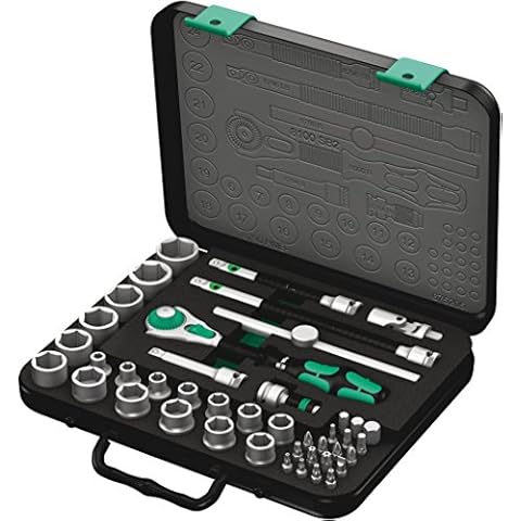 Wera - 5003594001 8100 SB 2 Zyklop 3/8" Metric Ratchet Set ( Piece of 43) Cover