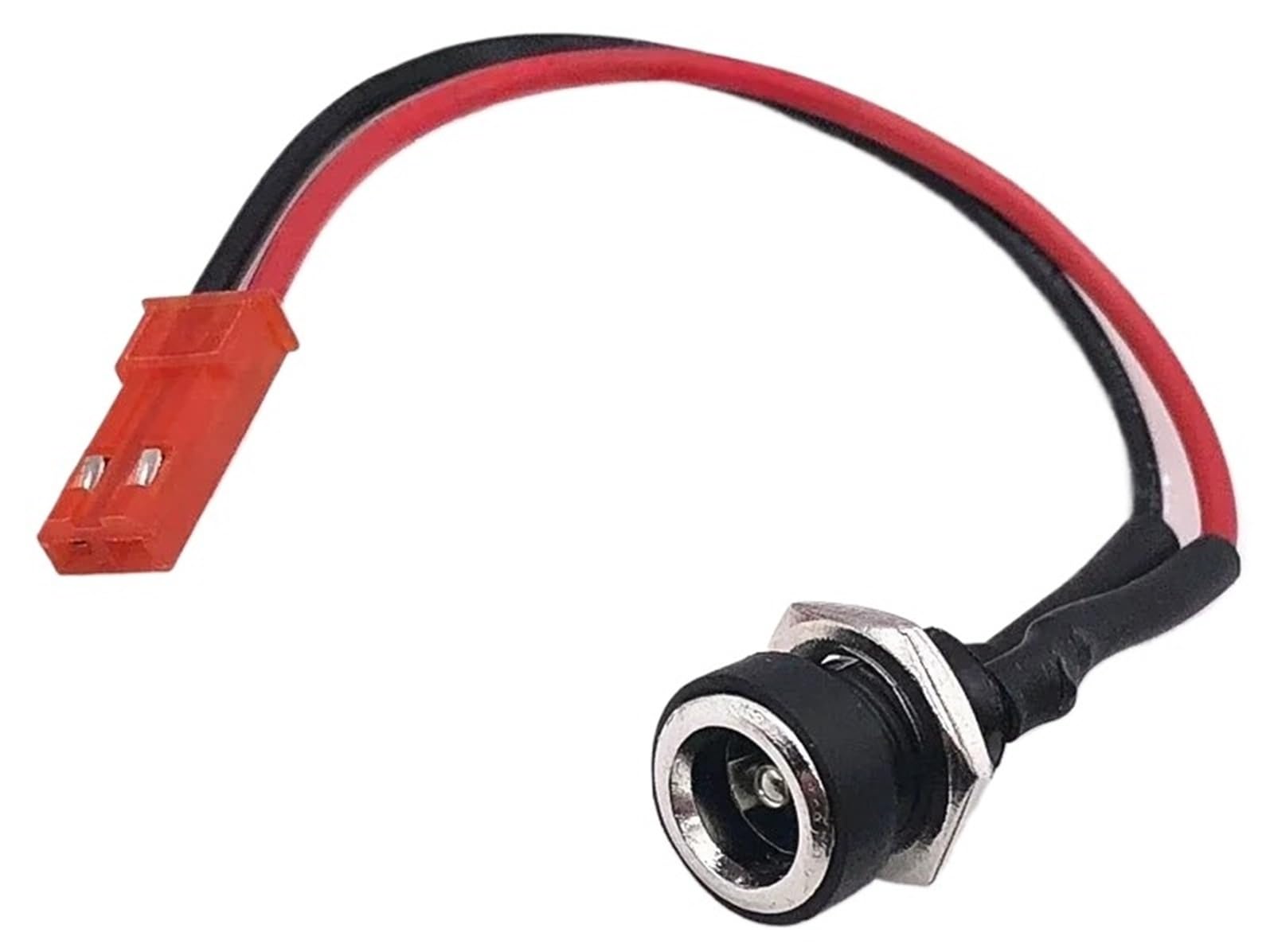 DC-022B 5,5x2,1/5,5x2,5mm DC Power Buchse Buchse Panel Mount Adapter zu JST Pitch 2 Pin Stecker Draht Kabel Stecker 15CM(5.5X2.5mm to JST,10 PCS)