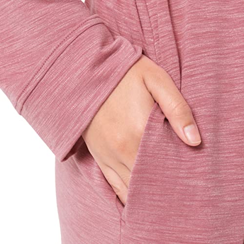 Fruit of the Loom Women's Breathable Robe, Antique Blush Heather, Large - image 2