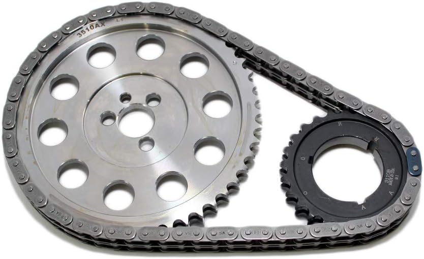 SA GearSA GEAR 78510TR Billet Timing Chain Set BBC .250 Double Roller with Thrust Bearing and"Rolon" Chain