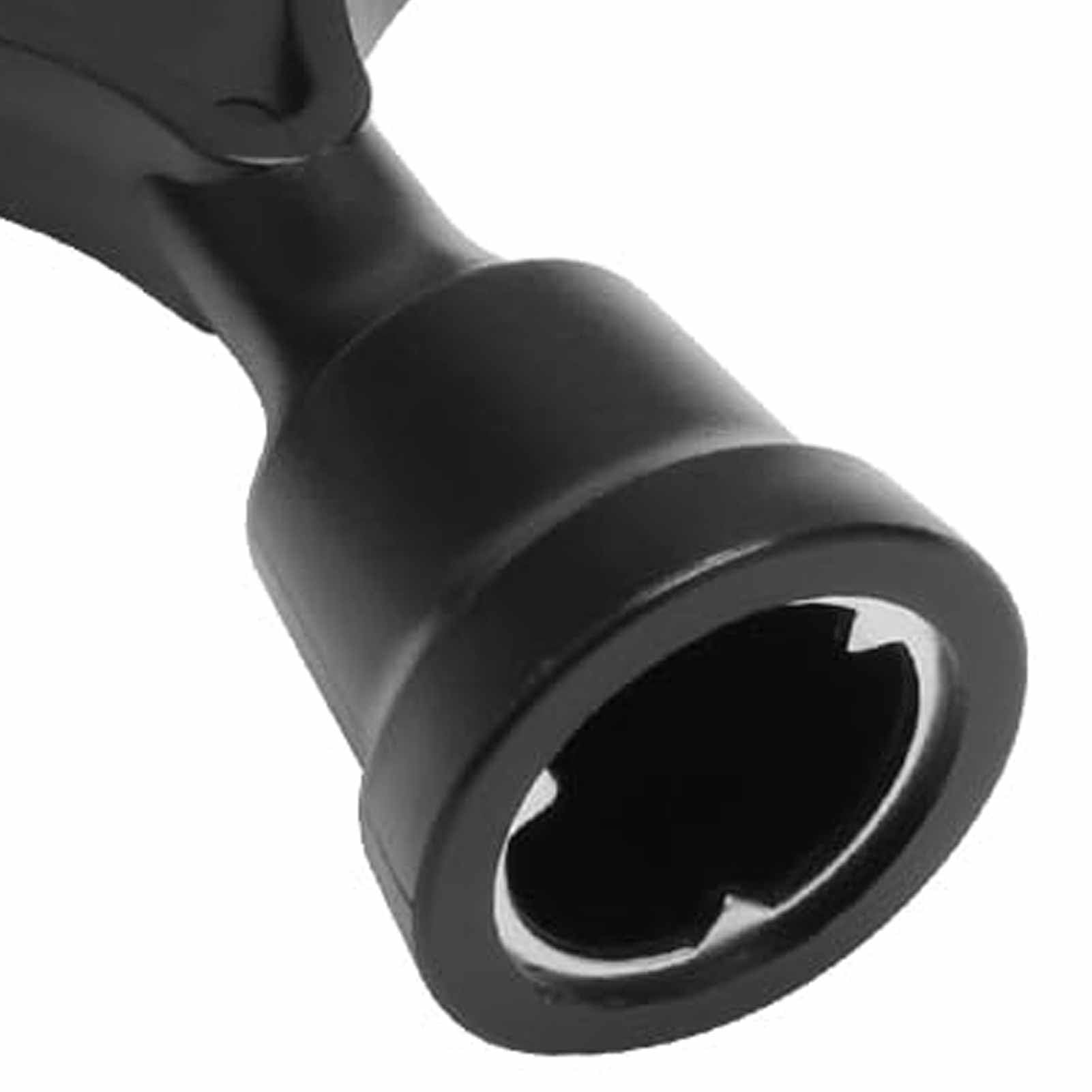 Llave universal de rugby – Reemplaza y ajusta los tacos de bota de fútbol, picos de golf, zapatos de fútbol con herramienta de llave de perno de rugby, color negro