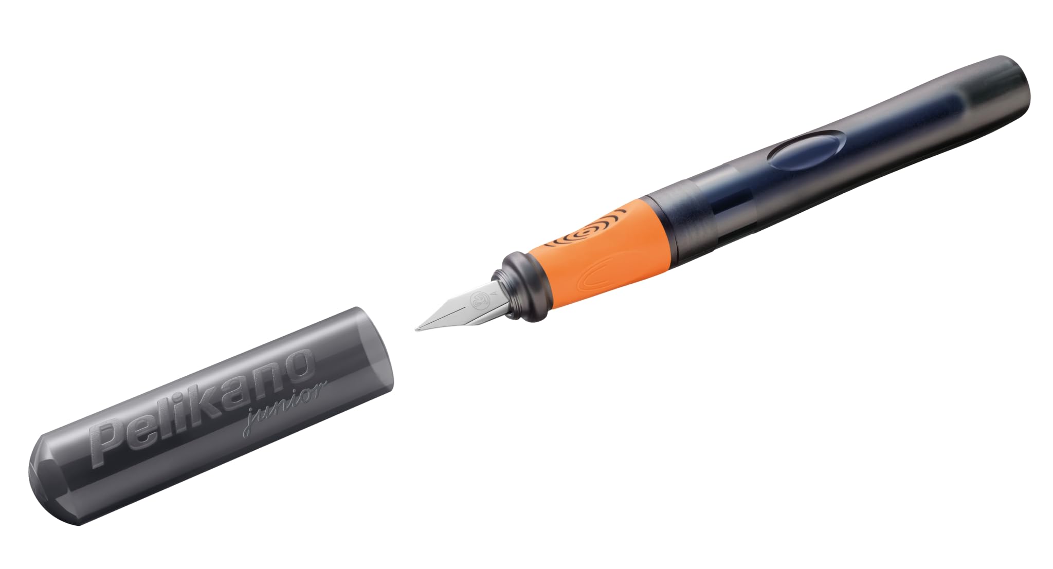 Pelikan Pelikano Junior 824842 Fountain Pen for Right-Handed Users, Anthracite, Nib A