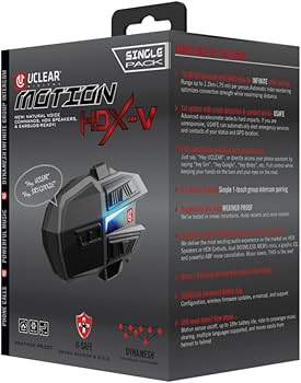 ヘッドホン UCLEAR MOTION6 COMMUNICATOR SINGLE PACK Amazon.com: UCLEAR Digital Motion 6 Bluetooth Helmet Communication