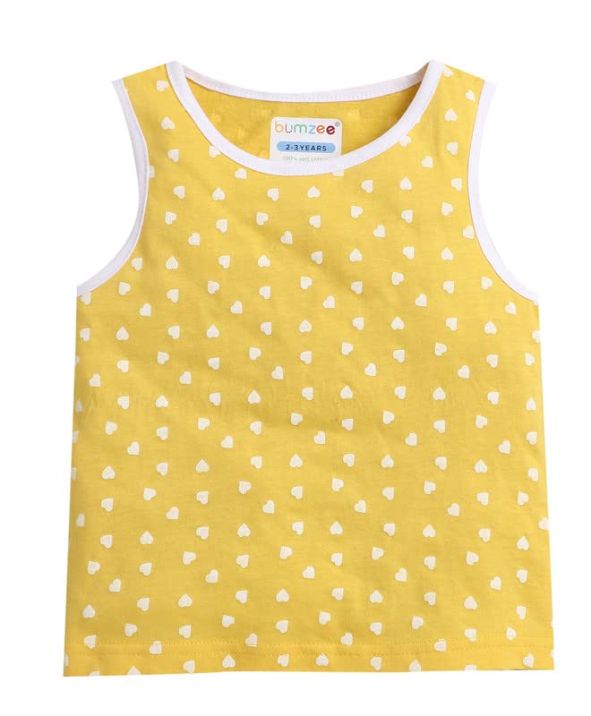 Image of BUMZEE Girl's Cotton Printed Regular Fit T-Shirt