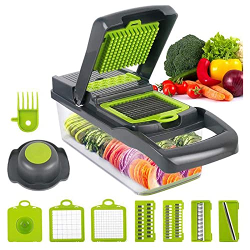 Vegetable Chopper 15 en 1 Mandolina Cortadora miniatura 1