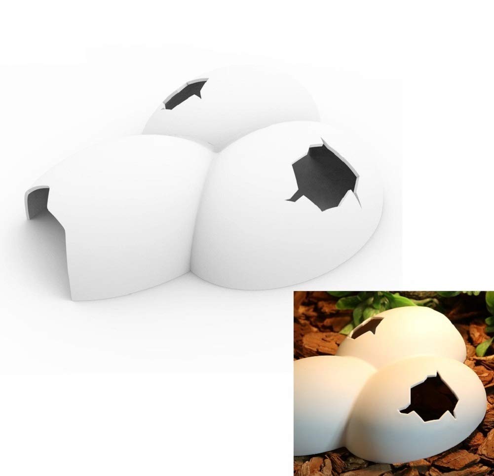 CatYou Reptile Cave, Hide-Away Reptile Tank Dcor (Egg Look)