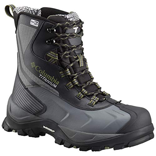 Columbia Powderhouse Titanium Omni-Heat 3D Outdry Winter Boot - Men's Black/Mosstone, 10.0