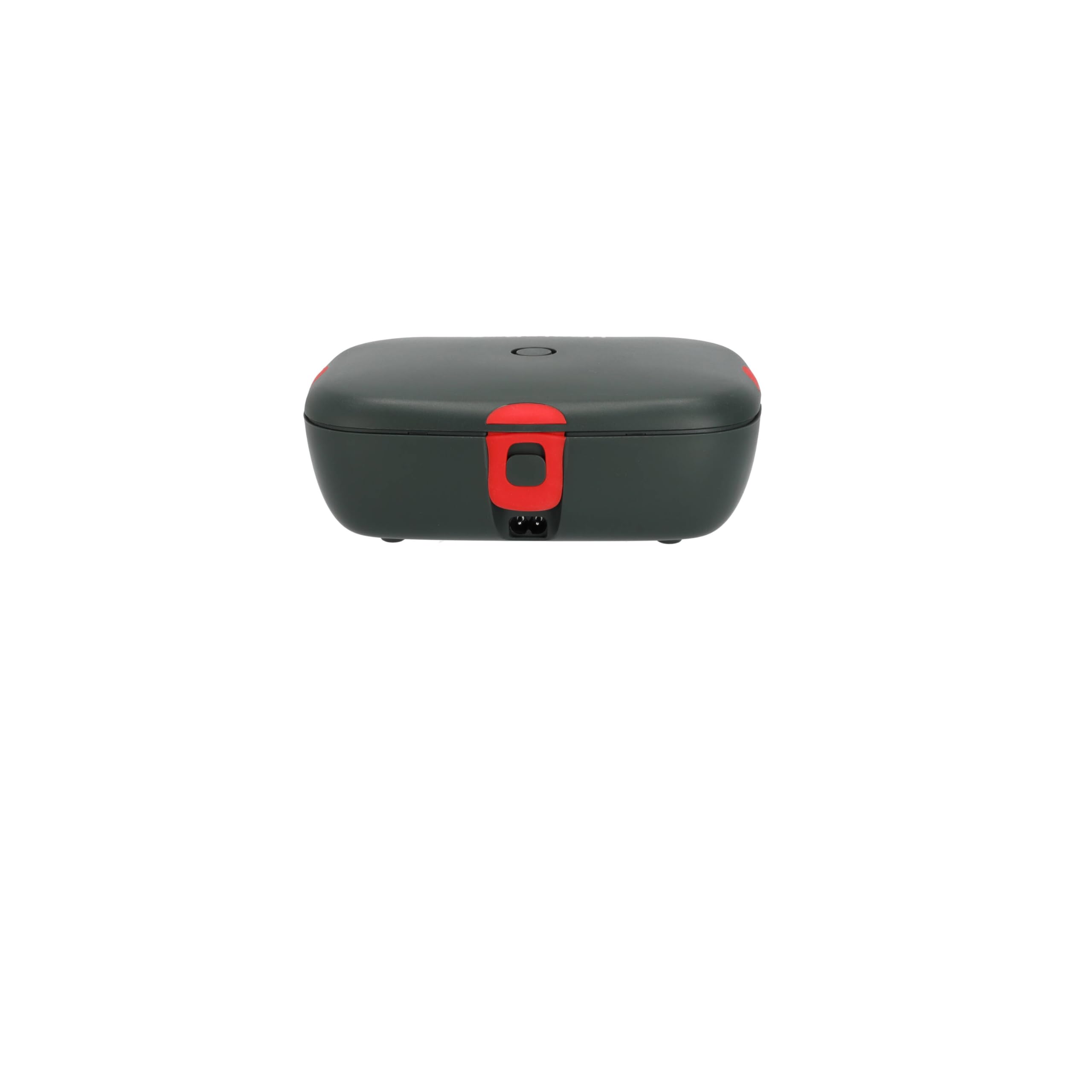 Faitron HeatsBox Style+, Elektrische Lunchbox, Warmhaltebox, zum Erhitzen von Speisen, Unterwegs, auslaufsichere Edelstahl-Schale (925 ml), Transportdeckel, per App steuerbar, 102 Watt, grau