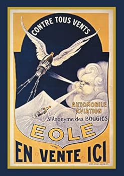 Paperback Carnet Ligné Affiche Bougies Eole Automobile [French] Book